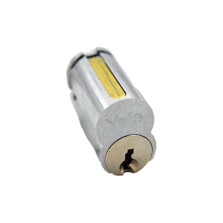 Yale Commercial Large Format IC 6 Pin Cylinder with SA Keyway US26D 626 Satin Chrome Finish 1210SA626